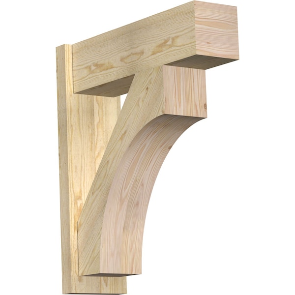 Ekena Millwork Westlake Block Rough Sawn Outlooker, Douglas Fir, 8"W x 26"D x 30"H OUT08X26X30WTL05RDF - main